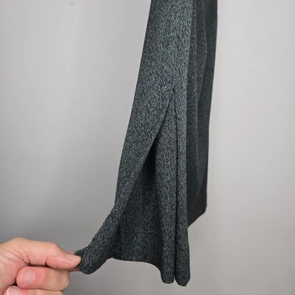 Larry Levine Stretch Charcoal Pencil Skirt Size 10